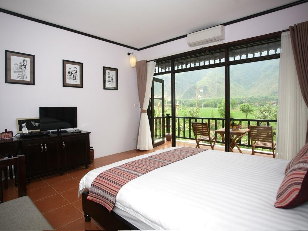 Sol Bungalows Hotel Mai Châu Bagian luar foto